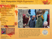 Tablet Screenshot of nhmapleexperience.com